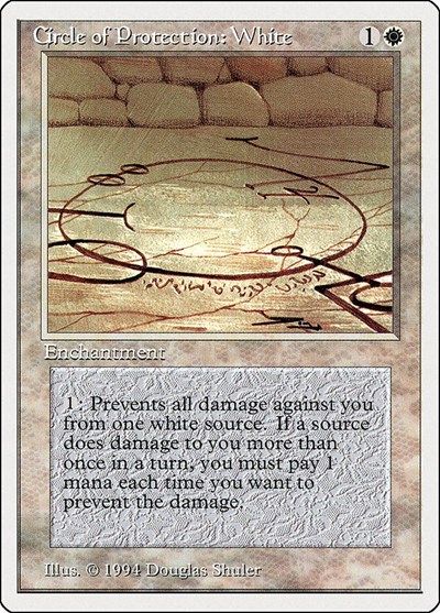 Circle of Protection White