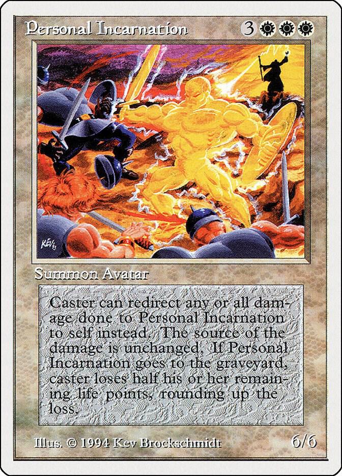 Personal Incarnation 31 card