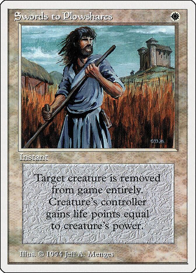 Swords to Plowshares - Summer Magic - Magic: The Gathering