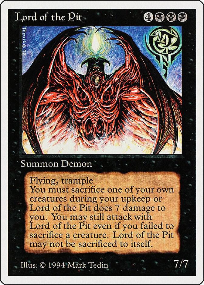 Lord of the Pit 116 card