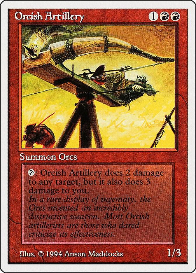 Orcish Artillery 168 card