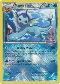Vaporeon - 25/108 (State Championships) #025/108 from League & Championship Cards Pokemon card image