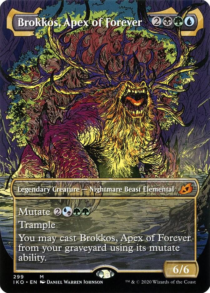 mtg アーティストプルーフ Mythos of Brokkos 168)《ブロコスの神話/Mythos of Brokkos》[IKO] 緑R | 日本最大