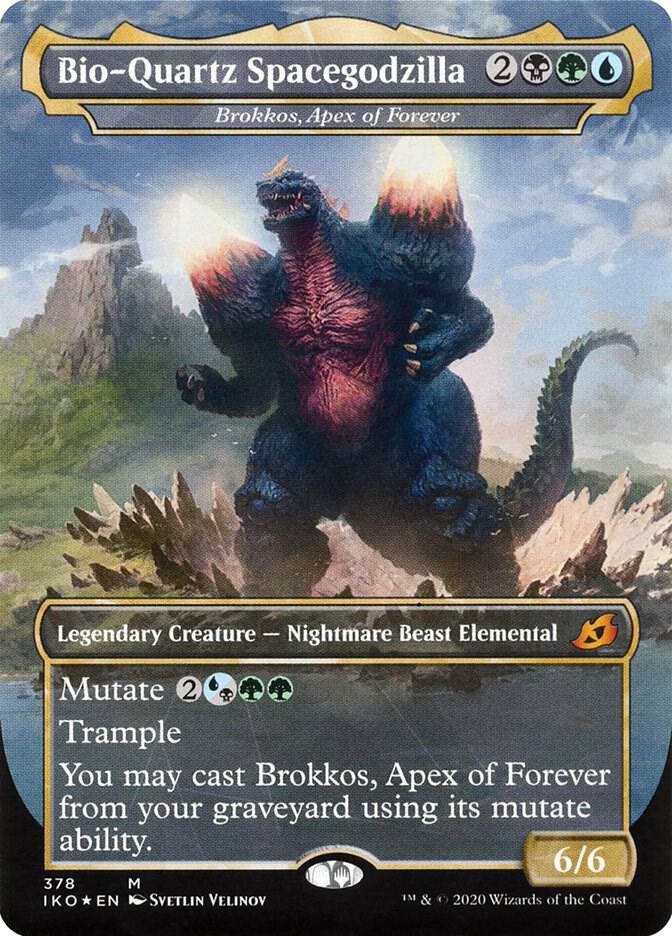 Bio-Quartz Spacegodzilla - Brokkos, Apex of Forever - Ikoria: Lair