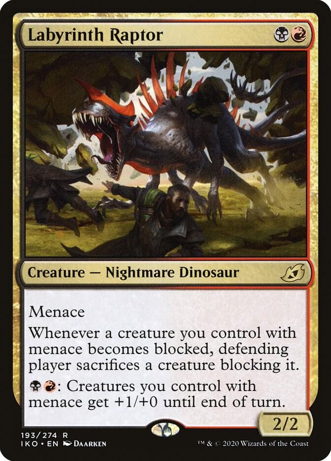 Labyrinth Raptor 193 card