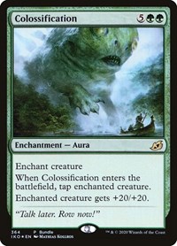 Colossification (IKO Bundle) - Unique and Miscellaneous Promos - Magic: The Gathering card