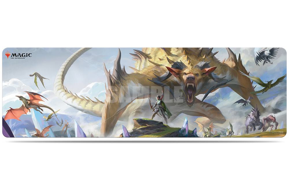 Ikoria: Lair of Behemoths Table Playmat for Magic (8ft) — sealed Ultra PRO product photographed on a white background