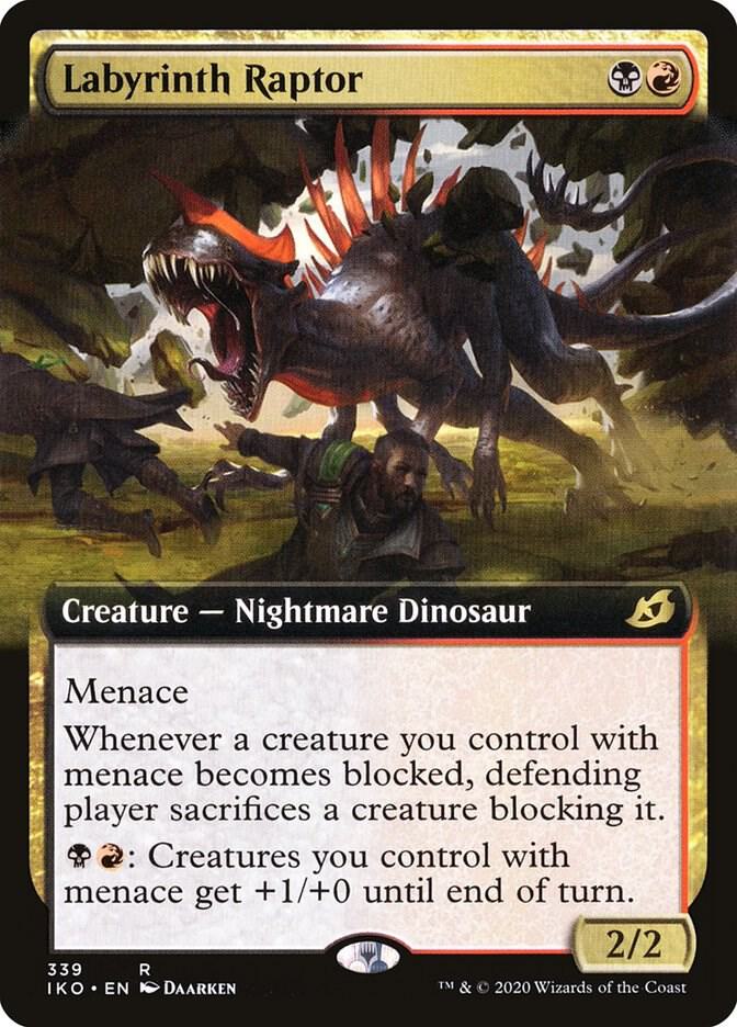 Labyrinth Raptor (Extended Art) 339 card