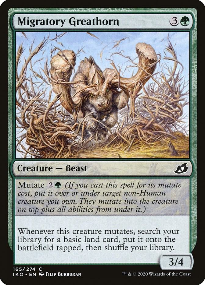 Migratory Greathorn - Ikoria: Lair of Behemoths - Magic: The