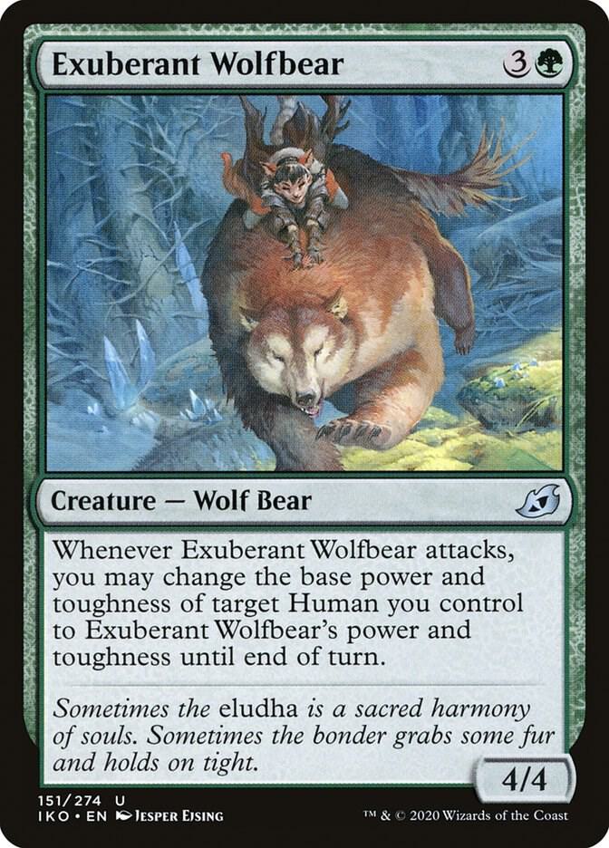 Exuberant Wolfbear - Ikoria: Lair of Behemoths - Magic: The