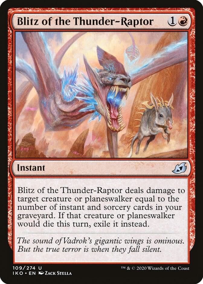 Blitz of the Thunder-Raptor - Ikoria: Lair of Behemoths - Magic: The Gathering Blitz of the Thunder-Raptor - Ikoria: Lair of Behemoths - Magic: The Gathering