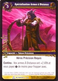 Ranged Weapon Specialization from Servants of the Betrayer Pokemon card image