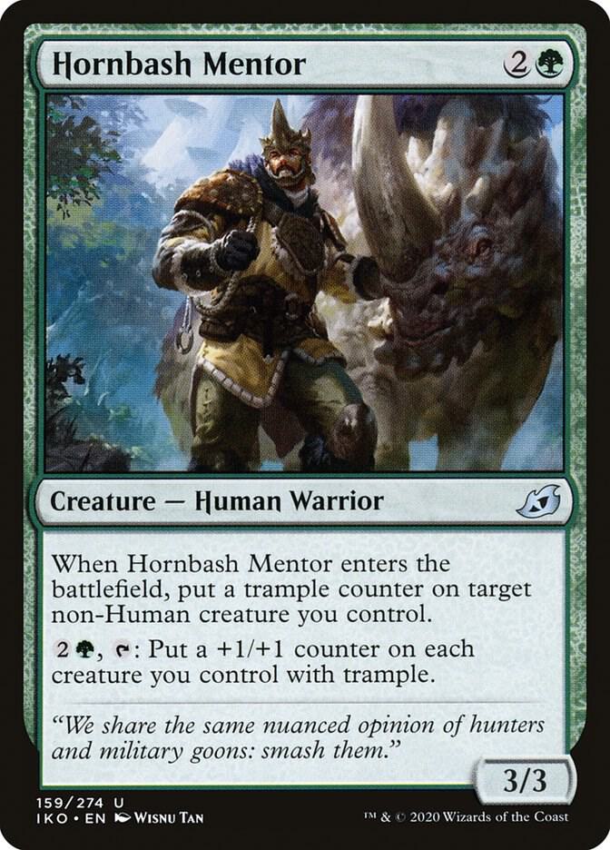 Hornbash Mentor 159 card