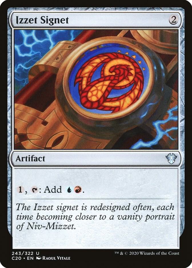 Izzet Signet 243 card