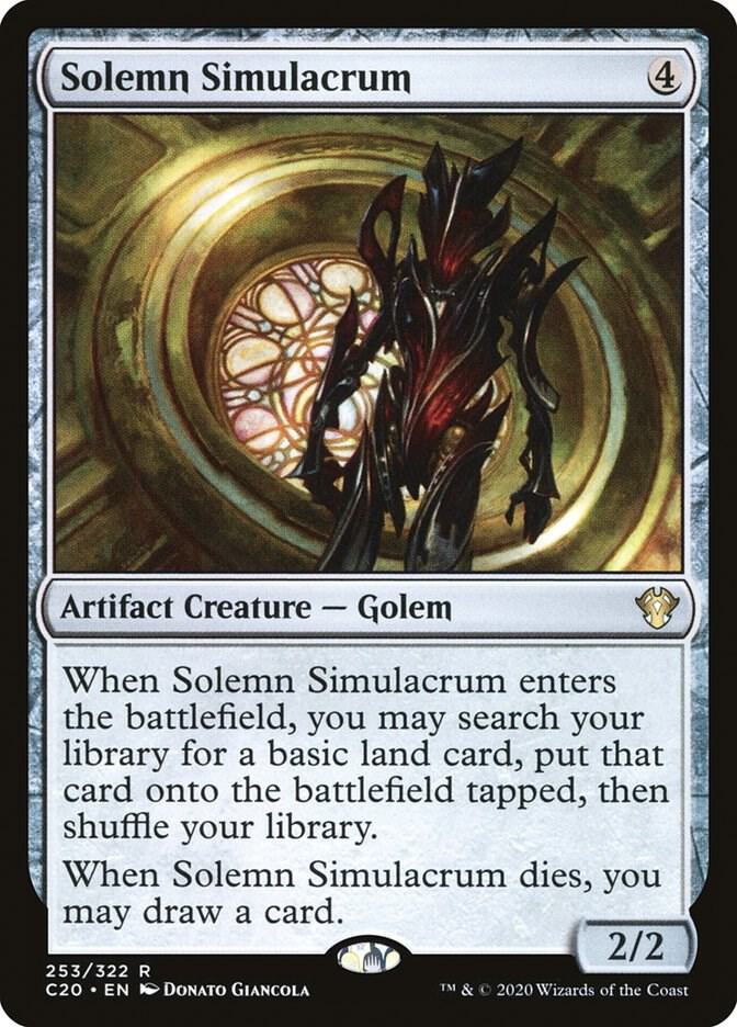 Solemn Simulacrum 253 card