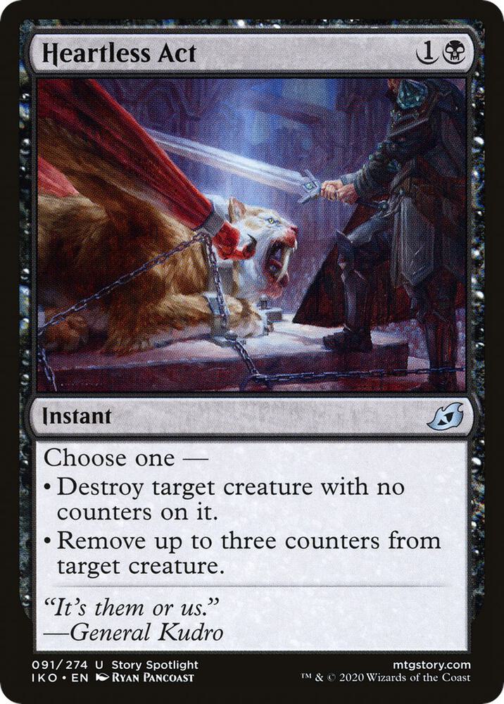 Heartless Act 91 card