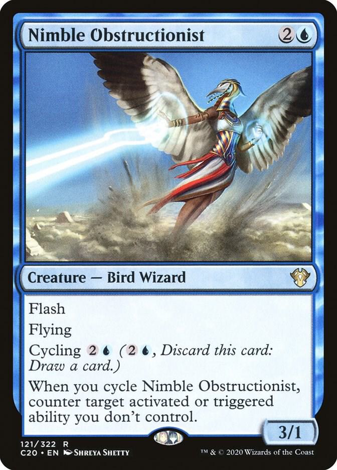 Nimble Obstructionist 121 card