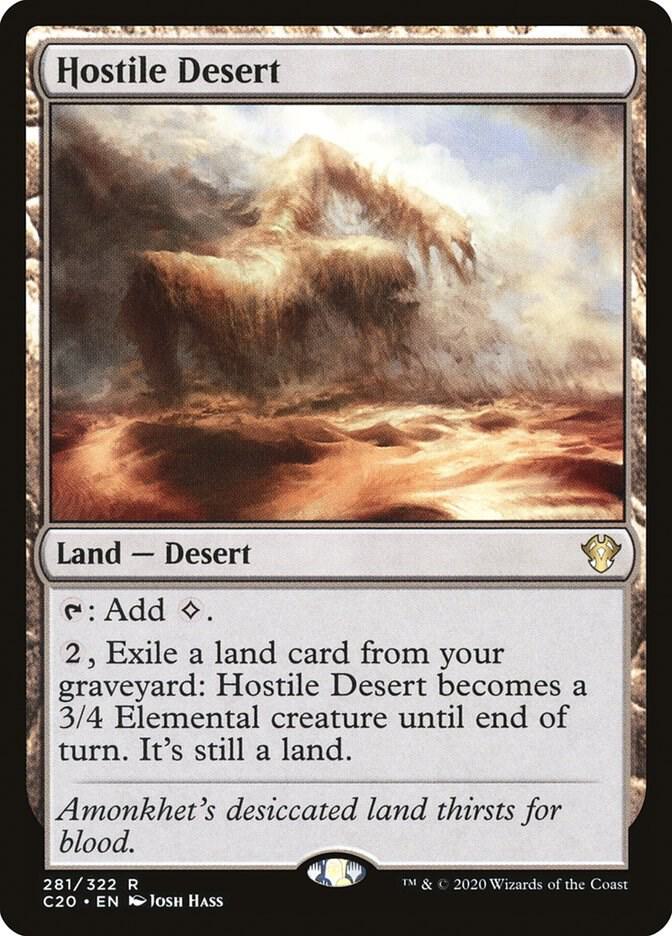 Hostile Desert 281 card