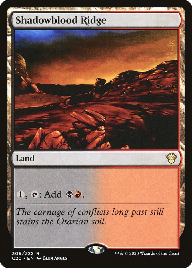 Shadowblood Ridge 309 card
