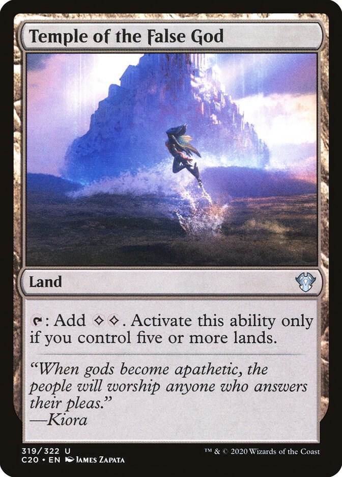 Temple of the False God 319 card