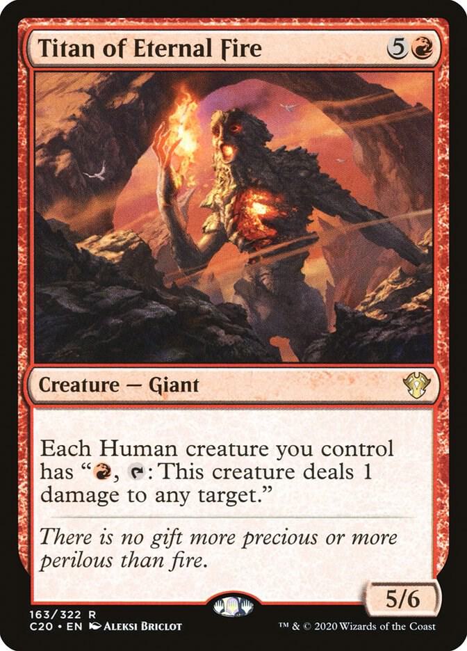 Titan of Eternal Fire 163 card