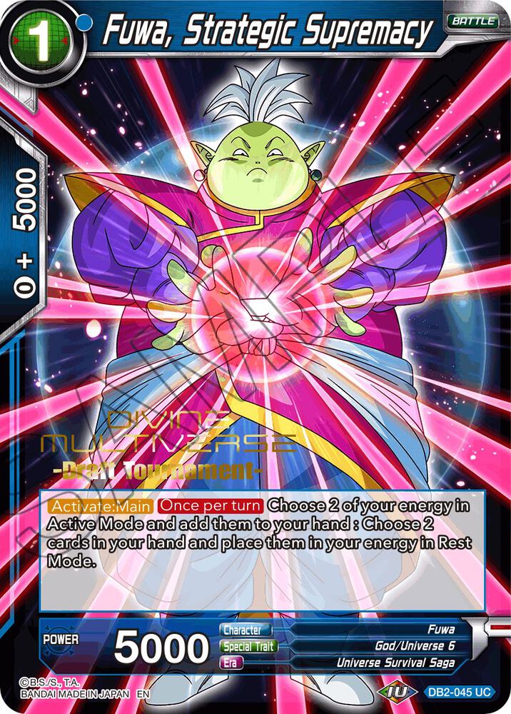 Fuwa, Strategic Supremacy (Divine Multiverse Draft Tournament) #DB2-045 — Tournament Promotion Cards