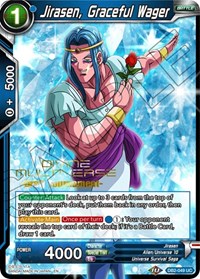 Jirasen, Graceful Wager (Divine Multiverse Draft Tournament) card art