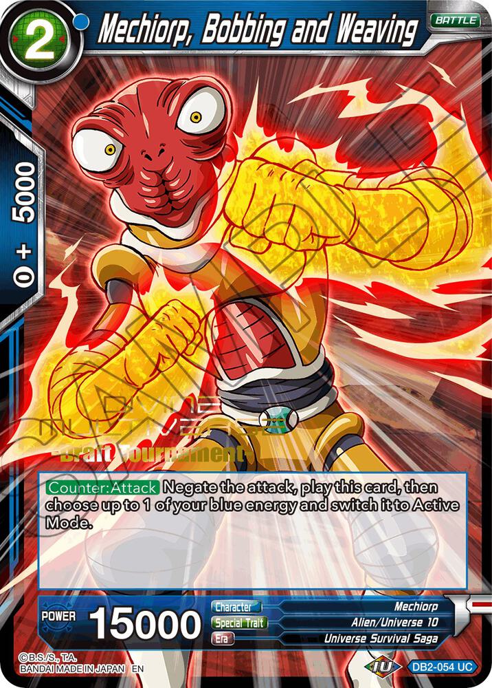 Mechiorp, Bobbing and Weaving (Divine Multiverse Draft Tournament) #DB2-054 — Tournament Promotion Cards