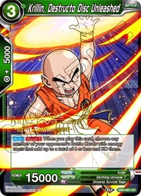 Krillin, Destructo Disc Unleashed (Divine Multiverse Draft Tournament) card art
