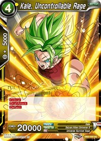 Kale, Uncontrollable Rage (Divine Multiverse Draft Tournament) card art