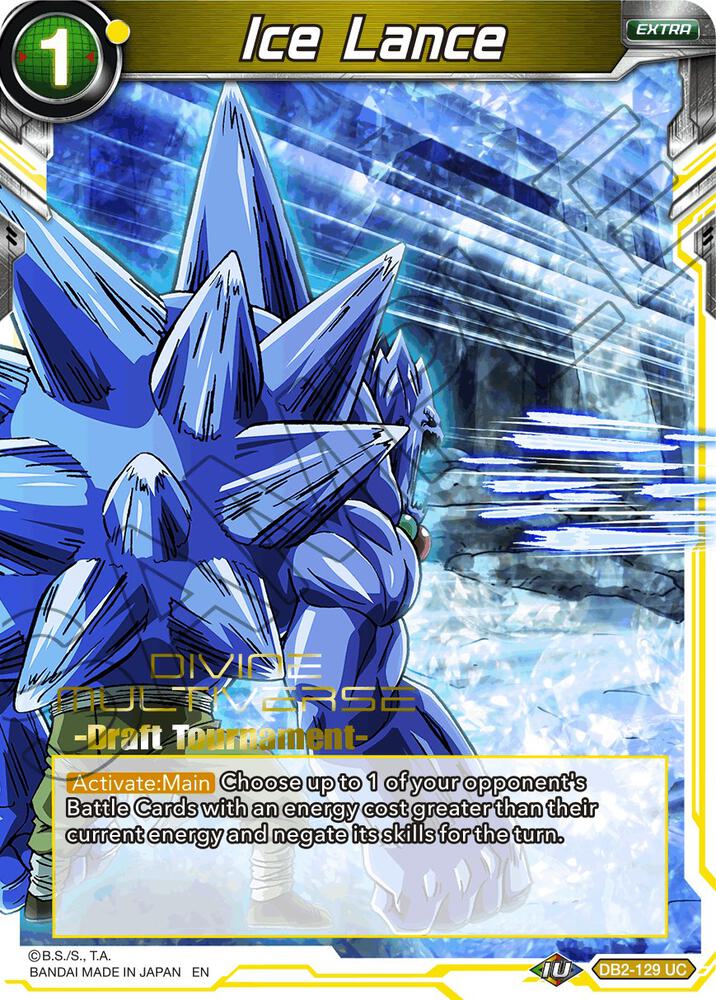 Ice Lance (Divine Multiverse Draft Tournament) #DB2-129 — Tournament Promotion Cards