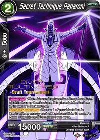 Secret Technique Paparoni (Divine Multiverse Draft Tournament) card art