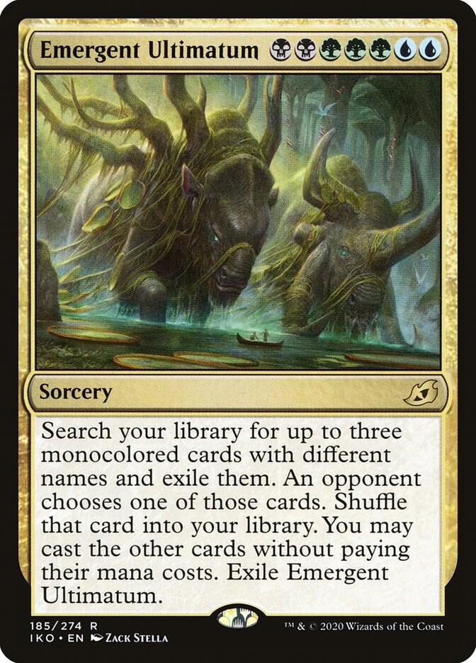 Emergent Ultimatum 185 card