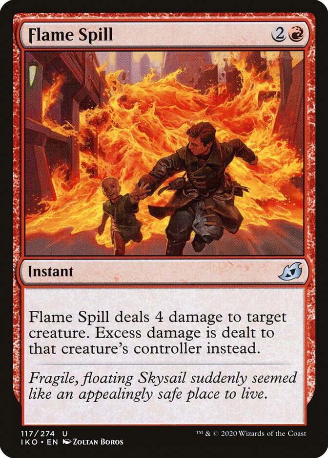Flame Spill 117 card