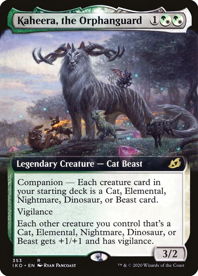 Kaheera, the Orphanguard (Extended Art) - Ikoria: Lair of