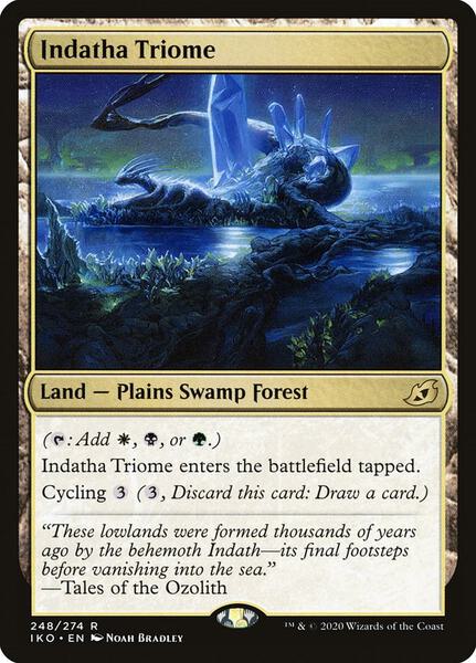 インダサのトライオーム/Indatha Triome  拡張Foil mtg Indatha Triome - Ikoria: Lair of Behemoths - Magic: The