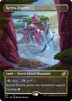 MTG ケトリアのトライオーム ロシア語 foil Ketria Triome (Showcase) - Ikoria: Lair of Behemoths - Magic