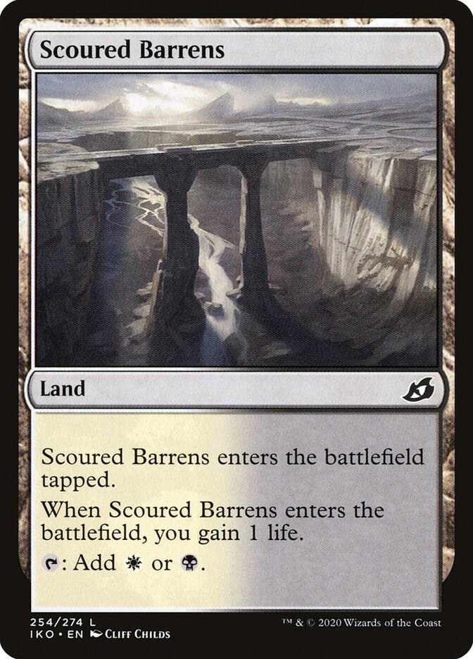 Scoured Barrens 254 card