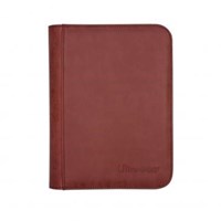 Suede Collection Zippered 4-Pocket Premium PRO-Binder - Ruby · Ultra Pro Storage Albums