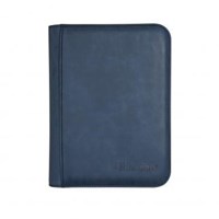 Suede Collection Zippered 4-Pocket Premium PRO-Binder - Sapphire · Ultra Pro Storage Albums