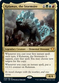 Kalamax, the Stormsire (Commander 2020) - Oversize Cards - Magic: The Gathering card