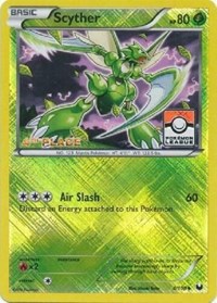 Scyther - 4/108 (Pokemon League) [4th Place] #004/108 from League & Championship Cards Pokemon card image