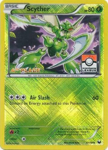 Scyther - 4/108 (Pokemon League) [4th Place] 004/108 from League & Championship Cards