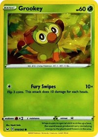 Grookey - 010/202 (Cosmos Holo) #010/202 from Blister Exclusives Pokemon card image