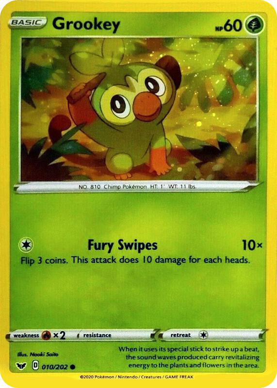 Grookey - 010/202 (Cosmos Holo) 010/202 from Blister Exclusives