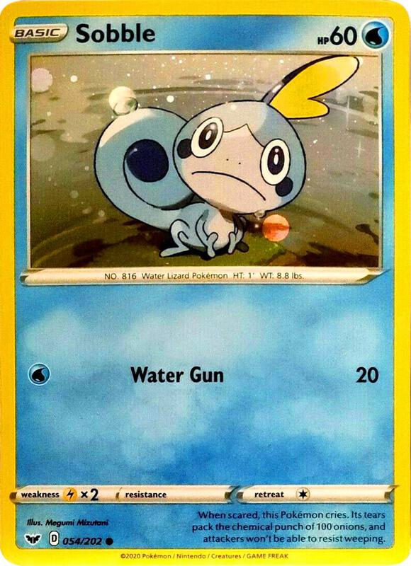 Sobble - 54/202 (Cosmos Holo) 054/202 from Blister Exclusives