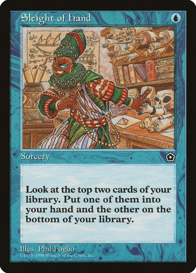 Sleight of Hand - Portal Second Age - Magic: The Gathering