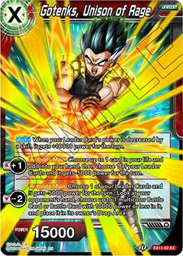 Gotenks, Unison of Rage #EX11-02 — Expansion Deck Box Set 11: Universe 7 Unison