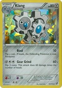 Klang - 75/114 (Cracked Ice Holo) #075/114 from Blister Exclusives Pokemon card image