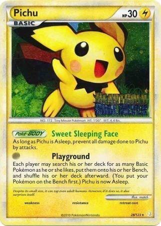 Pichu - 28/123 (Prerelease) 28/123 from Nintendo Promos